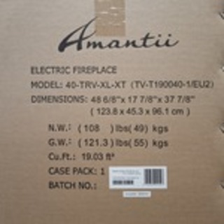 Elektrische sfeerhaard, Remii, 40-TRV-XT-XL, Zwart, 2017